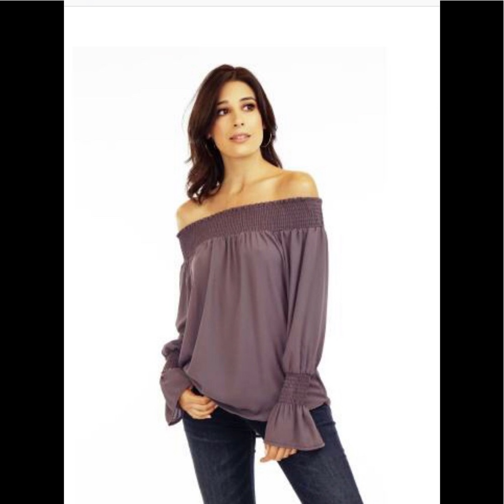 Silky Dressy off Shoulder Blouse